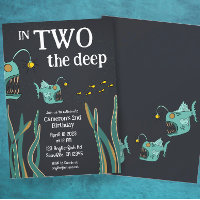 Anglerfish Deep Sea Ocean Second Birthday