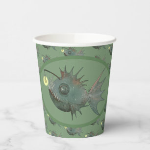 anglerfish paper cups