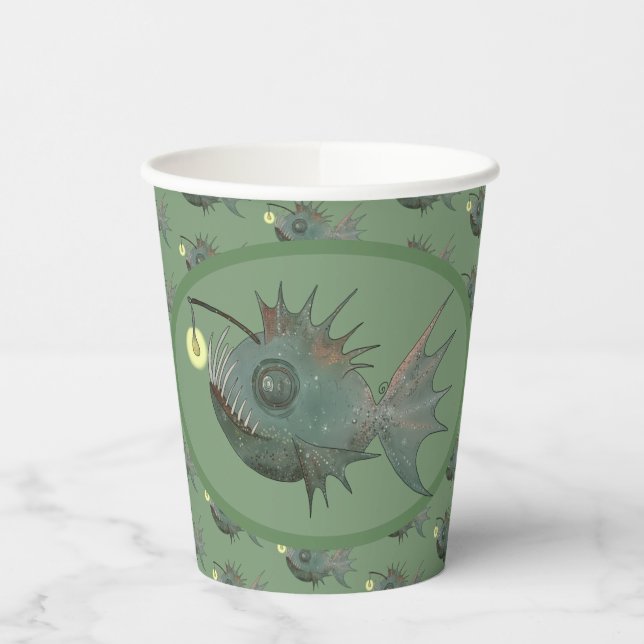 anglerfish paper cups (Left)