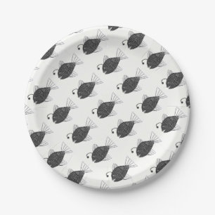 Anglerfish Paper Plate