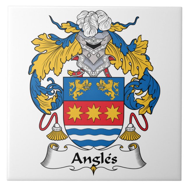 Angles Family Crest Tile (Front)