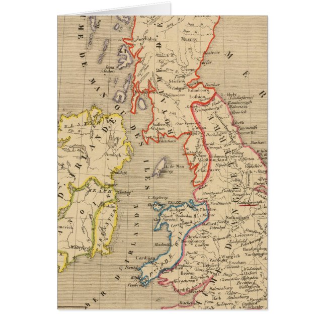 Angleterre, Ecosse, Irlande et Man en 1100 (Front)