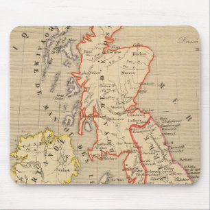 Angleterre, Ecosse, Irlande et Man en 1100 Mouse Pad