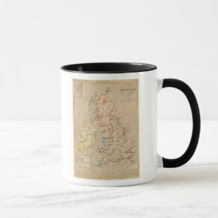 Angleterre, Ecosse, Irlande et Man en 1100 Mug