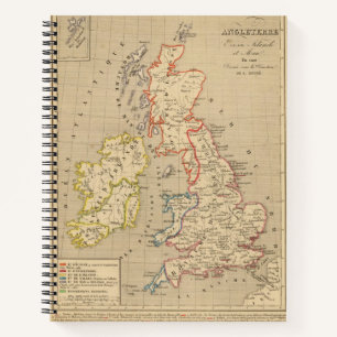 Angleterre, Ecosse, Irlande et Man en 1100 Notebook