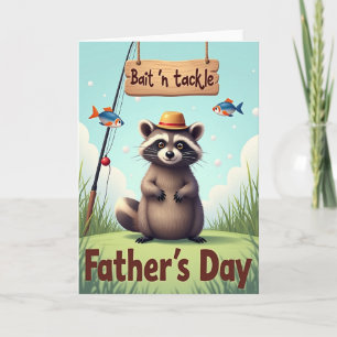 Angling Fathers Day Critter Card
