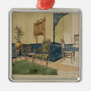 Anglo-Japanese Designs, c.1860 (pen & black ink & Metal Tree Decoration