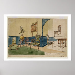 Anglo-Japanese Designs, c.1860 (pen & black ink & Poster