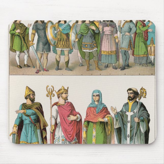 Anglo-Saxon Dress Mouse Pad (Front)