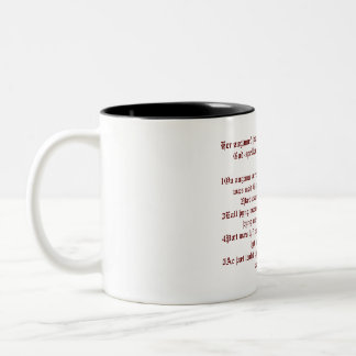 Anglo-Saxon Gospel of John 1  Two-Tone Coffee Mug