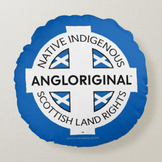 Angloriginal™ Welsh Land Rights Round Cushion