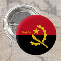 Angola button, patriotic Angolan Flag fashion