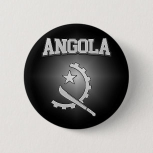 Angola Coat of Arms 6 Cm Round Badge