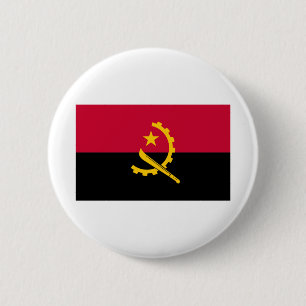 Angola Flag 6 Cm Round Badge
