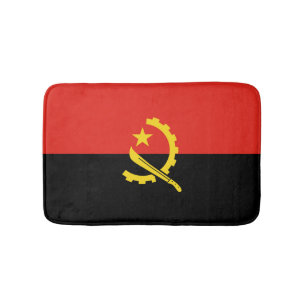 Angola flag bath mat