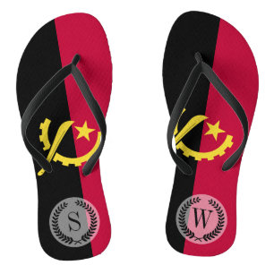 Angola Flag Jandals