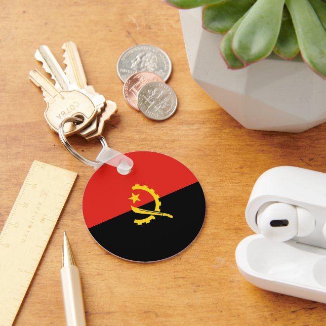 Angola flag key ring (Desk)