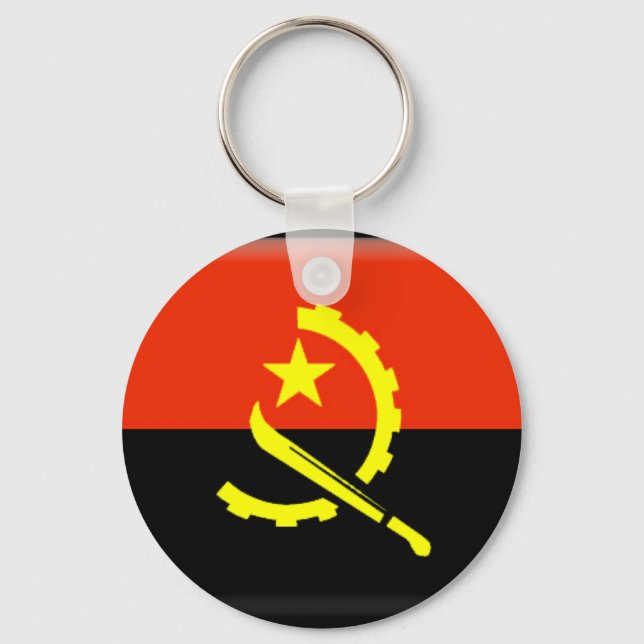 Angola flag key ring (Front)