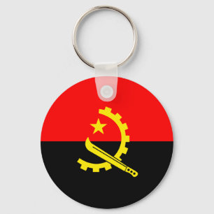 Angola Flag Key Ring