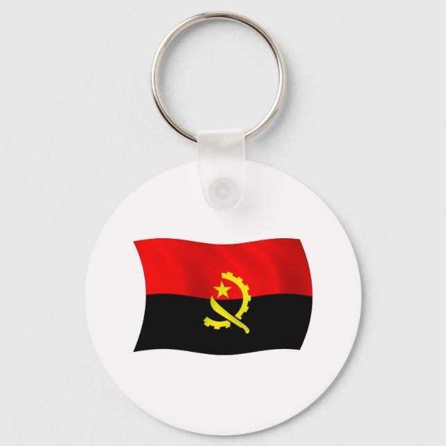 Angola Flag Keychain (Front)
