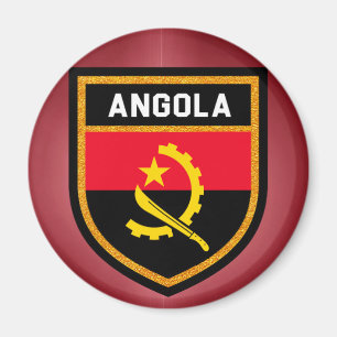 Angola Flag Magnet