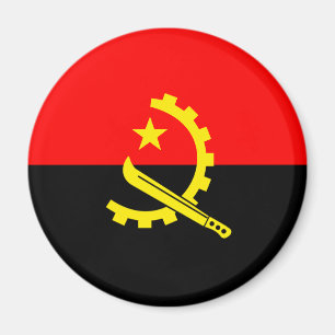 angola flag magnet