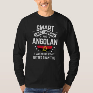 Angola Flag Native Pride Angola Angolan Roots T-Shirt