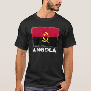 Angola Flag   Support Angolan People Women Men   T-Shirt