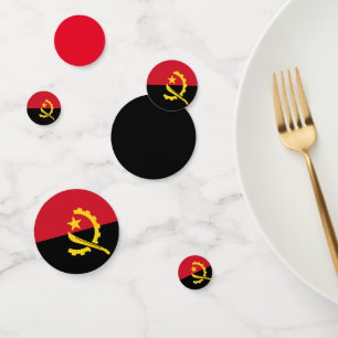 Angola flag Table Confetti