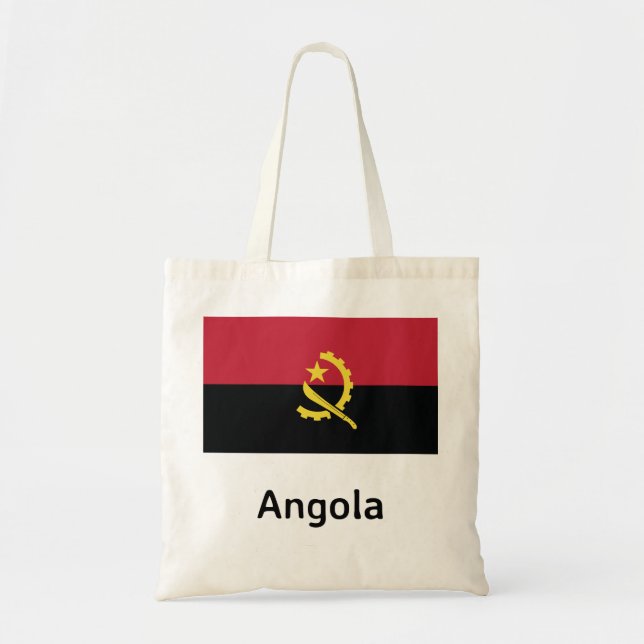 Angola Flag Tote Bag (Front)