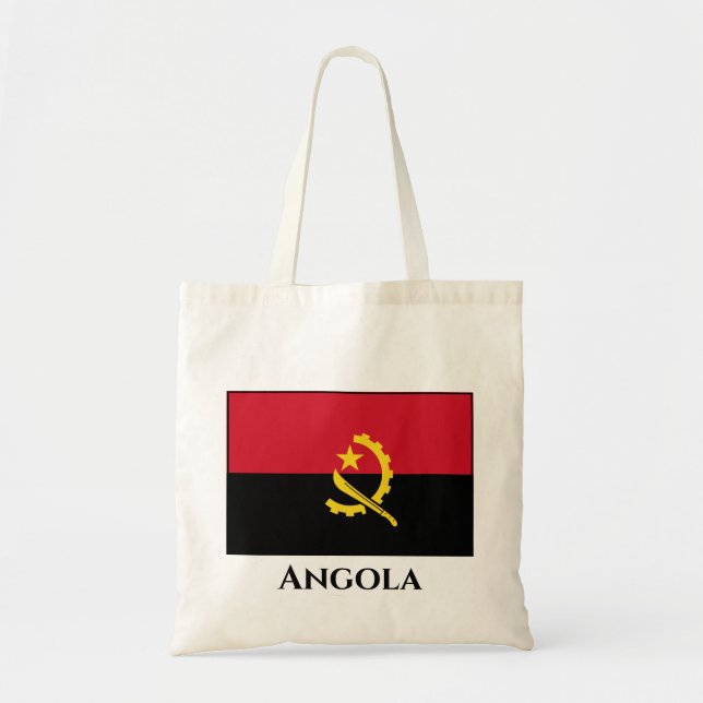 Angola Flag Tote Bag (Front)