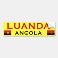 ANGOLA - Luanda Bumper Sticker*