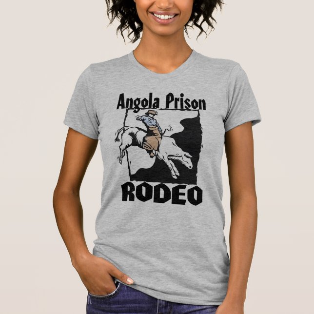 Angola Prison Rodeo Bull Rider T-Shirt (Front)