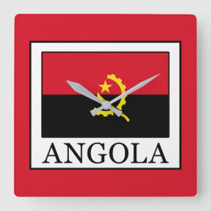 Angola Square Wall Clock