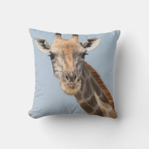 Angolan Giraffe Portrait Cushion
