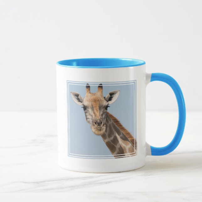 Angolan Giraffe Portrait Mug (Right)