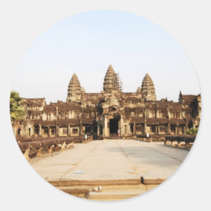 Angor Wat Classic Round Sticker