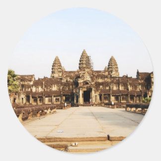 Angor Wat Classic Round Sticker