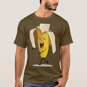 Angry And Scary Banana Funny Halloween Costume For T-Shirt