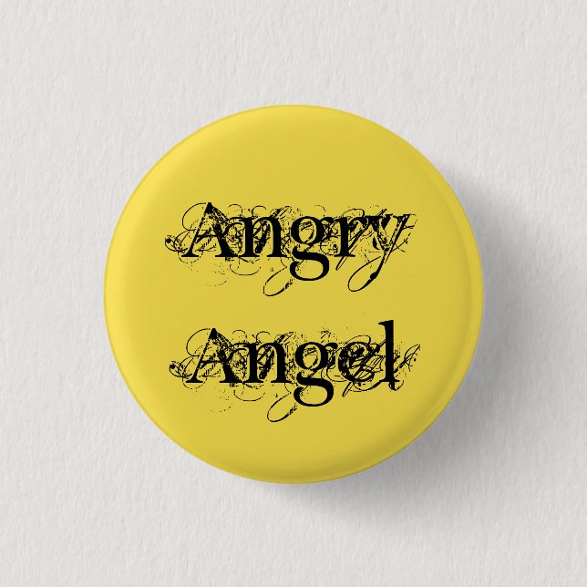 Angry Angel,Helena Tv show Orphan Black,distressed 3 Cm Round Badge (Front)