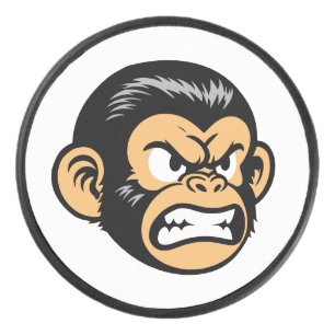 Angry Ape Hockey Puck