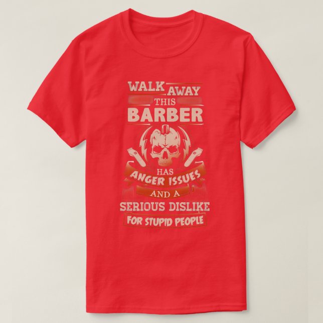Angry Barber Shirt (Design Front)
