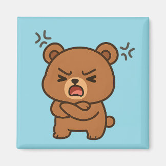 Angry Bear – Fierce Animal Magnet
