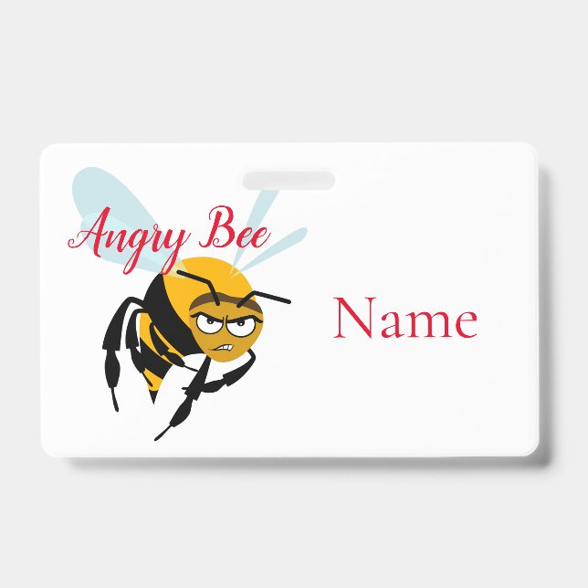 Angry Bee Thunder_Cove ID Badge (Front)