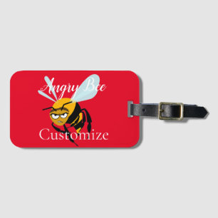 Angry Bee Thunder_Cove Luggage Tag