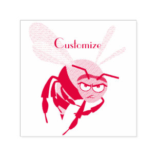 Angry Bee Thunder_Cove  Self-inking Stamp