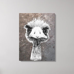 Angry Bird Canvas Print