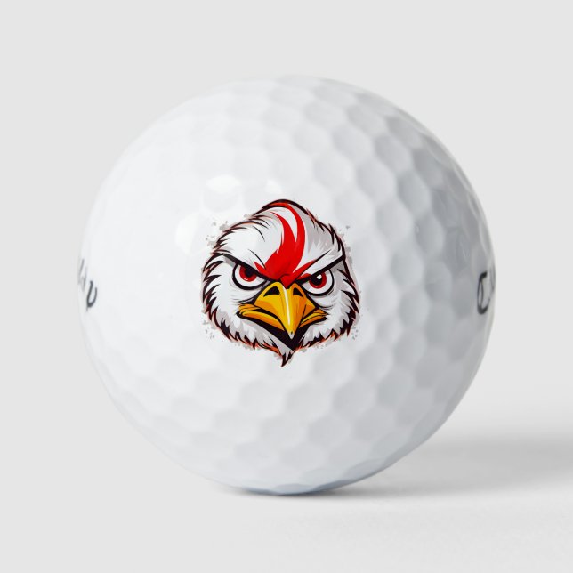 Angry Birdie Callaway Warbird Golf Balls (Front)