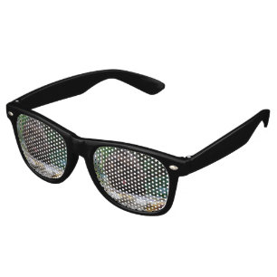 Angry Black Cat Retro Sunglasses
