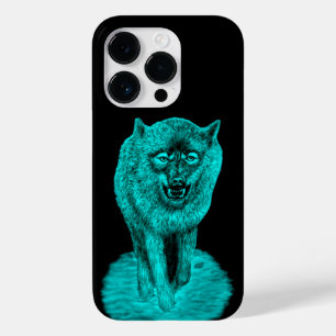 Angry Black Wolf in the Night Case-Mate iPhone 14 Pro Case